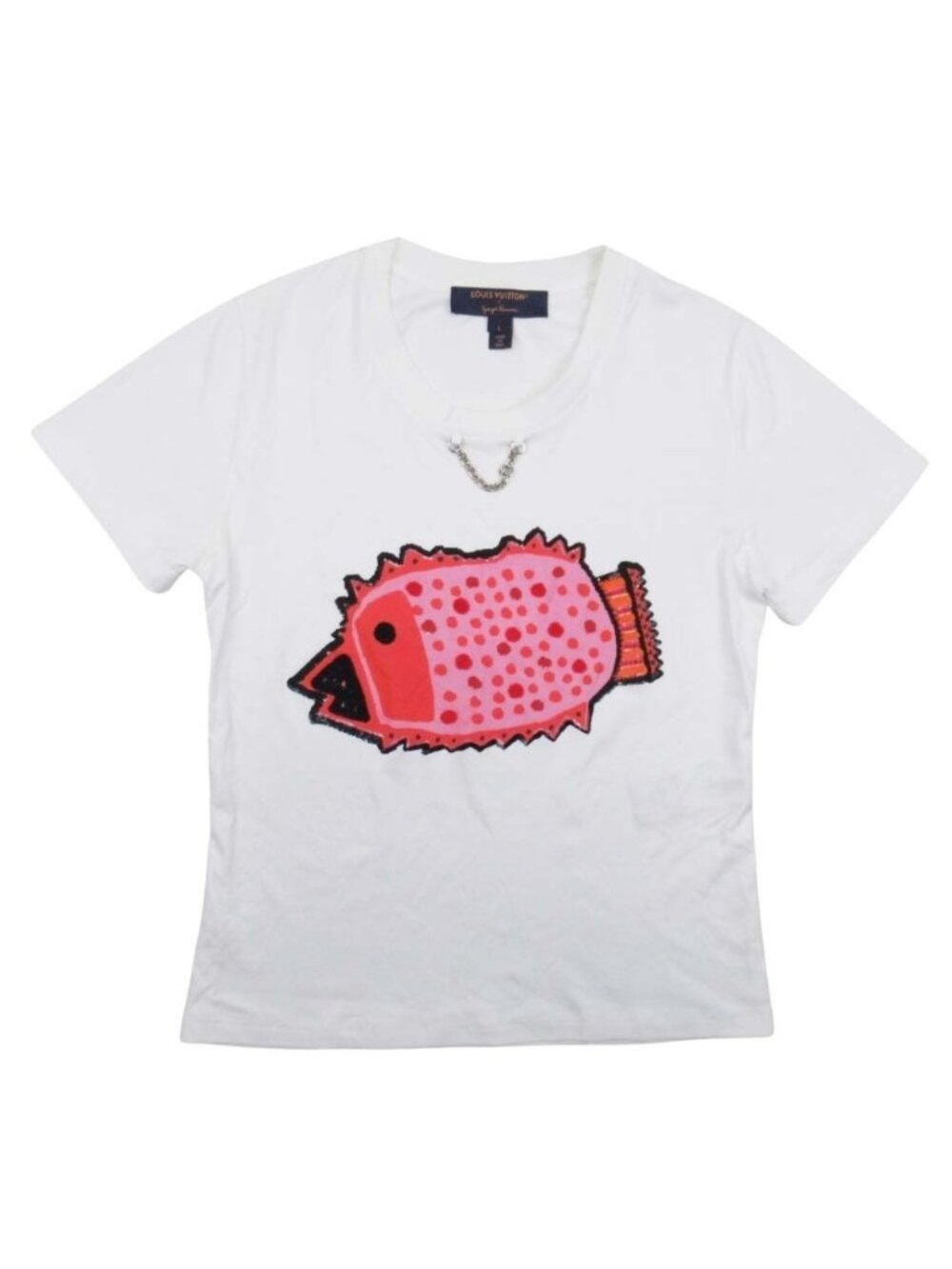 Louis Vuitton Yayoi Kusama LV YK Fish Face T-Shirt Infinity Dot Short Sleeve